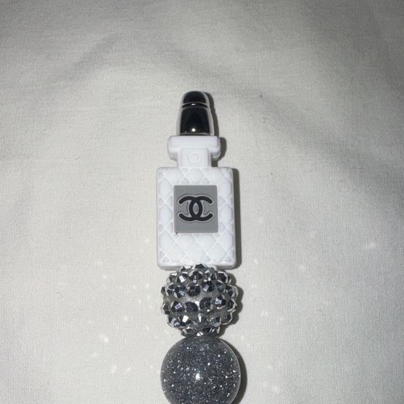 Handcrafted Silver and White Pen - Picture 3 of 5